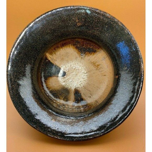 David Salk Early Pottery Bowl Circa 1960-70 Heavy Clay Signed Collector 10.5" - Picture 1 of 7